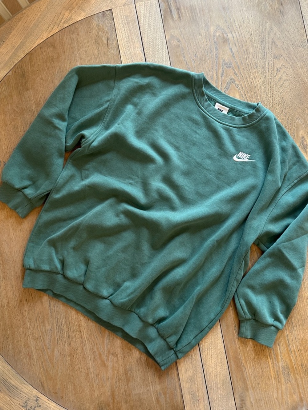 Nike Girls Green oversized Pullover Sweatshirt